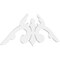 Ekena Millwork Pitch Milton Architectural Grade PVC Gable Pediment, 60"W x 25"H x 1"P (10/12) GPP060X025X100MIL - alternate 1